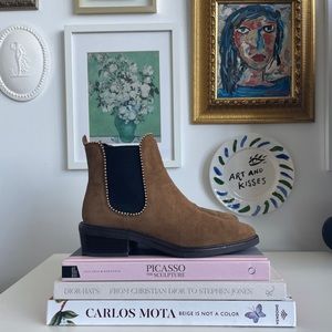 Coach Bowery Suede Booties